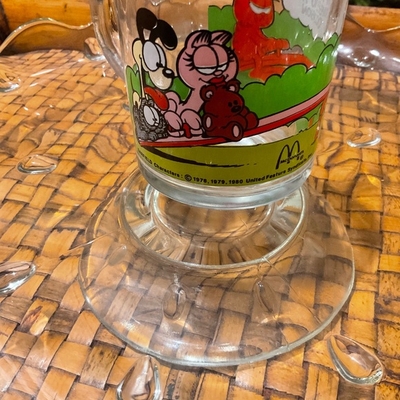 VTG McDonald’s Garfield Glass Mug From 1980 - Picture 2 of 6